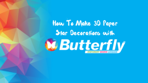 How to make paper stars with Butterfly