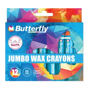 12 Pack Jumbo Wax Crayons (ART051)