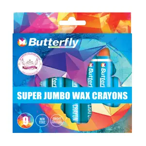 Butterfly and Cupcakes of Hope_Art-range_Super Jumbo Wax crayons